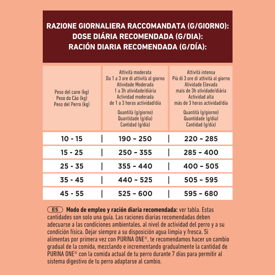 7 kg Purina One Active Pienso Pollo para perros, , large Imagen numero 3