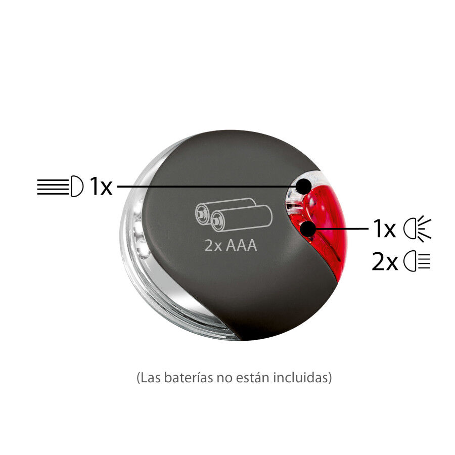 Flexi Literna de Luz led negra para correas, , large Imagen numero 2