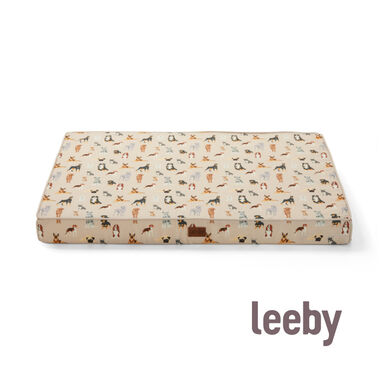 Leeby colchón viscoelástico estampado perros para perros