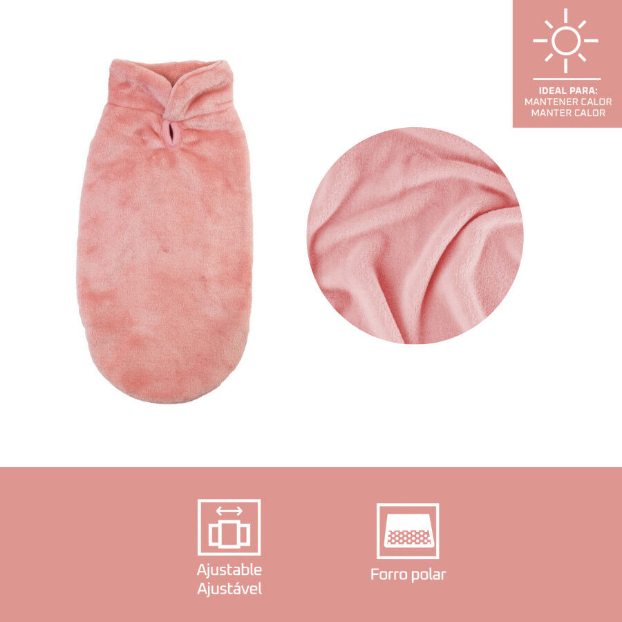 Outech Forro Polar Rosa para perros thumbnail