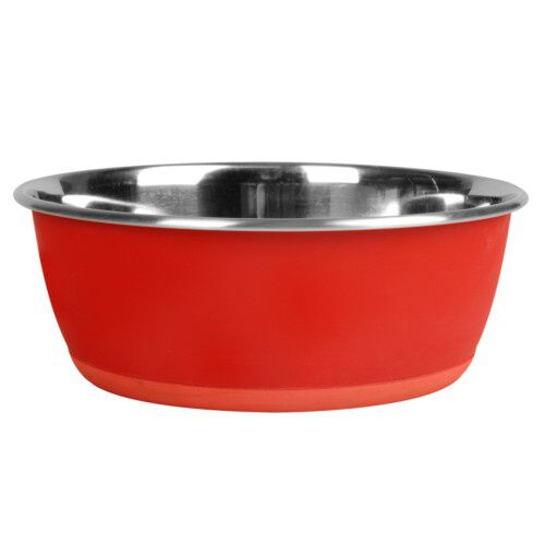 Flamingo comedero para mascotas acero pizarra rojo Imagen numero 1