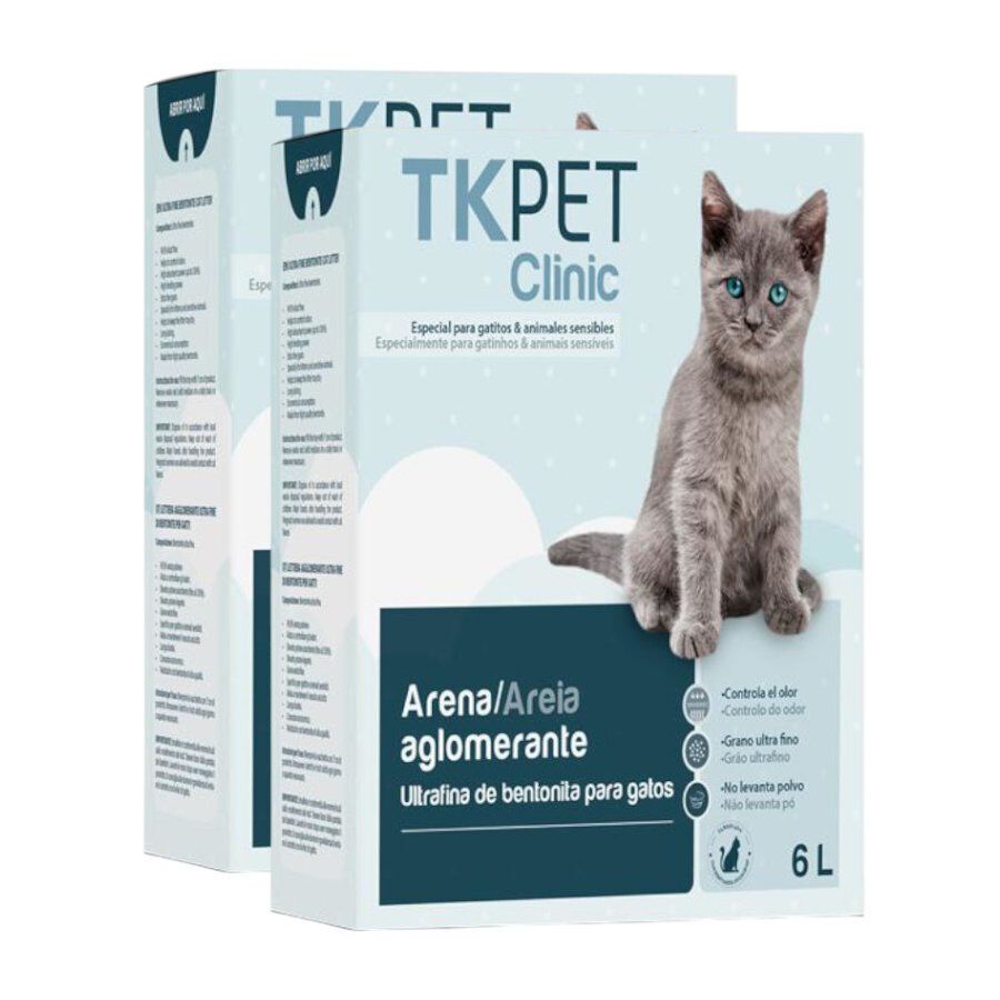TK-Pet Clinic Arena Ultrafina para kitten y gatos sensibles