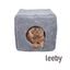 Leeby Cama Cueva Suave Gris para gatos, , large indicador imagen numero 2