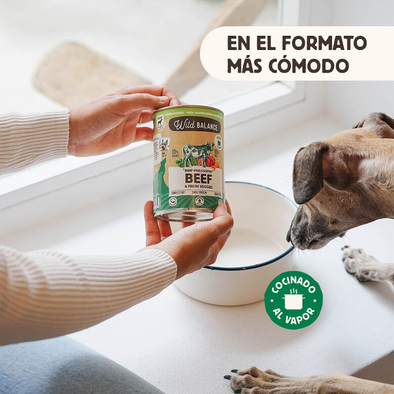 400 g Wild Balance BARF Ternera y Vegetales lata para perros,  Imagen numero 3 400 g Wild Balance BARF Ternera y Vegetales lata para perros, , large Imagen numero 3