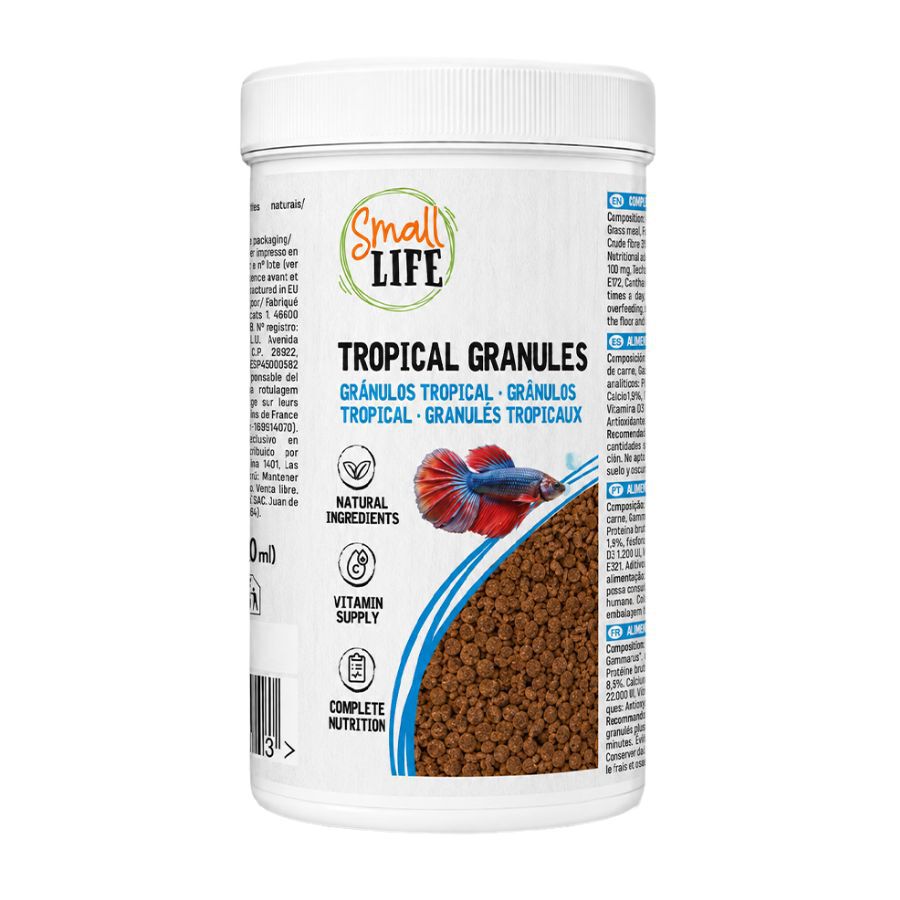 100 ml Small Life Gr&aacute;nulos Tropical Alimento para peces, , large Imagen numero 1