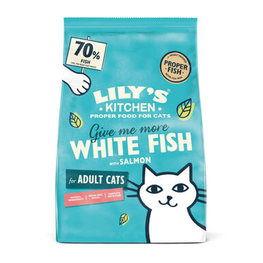 Lily’s Kitchen Pescado blanco pienso para gatos