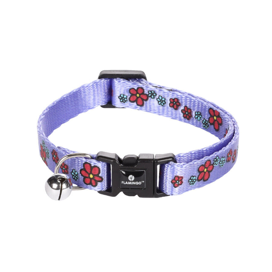 Flamingo Collar Ziggi Lila para gatos, , large Imagen numero 1