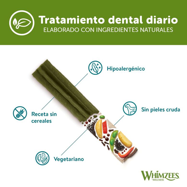 Whimzees Snacks Dentales Stix para perros de razas medianas thumbnail