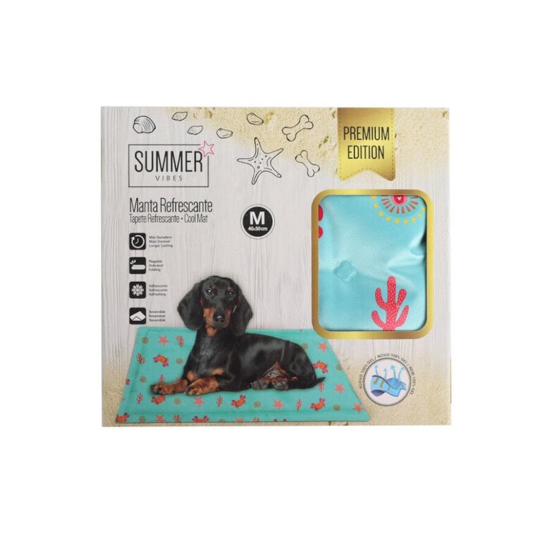 Summer Vibes Cool Mat Premium Manta Refrescante para perros,  Imagen numero 4 Summer Vibes Cool Mat Premium Manta Refrescante para perros, , large Imagen numero 4