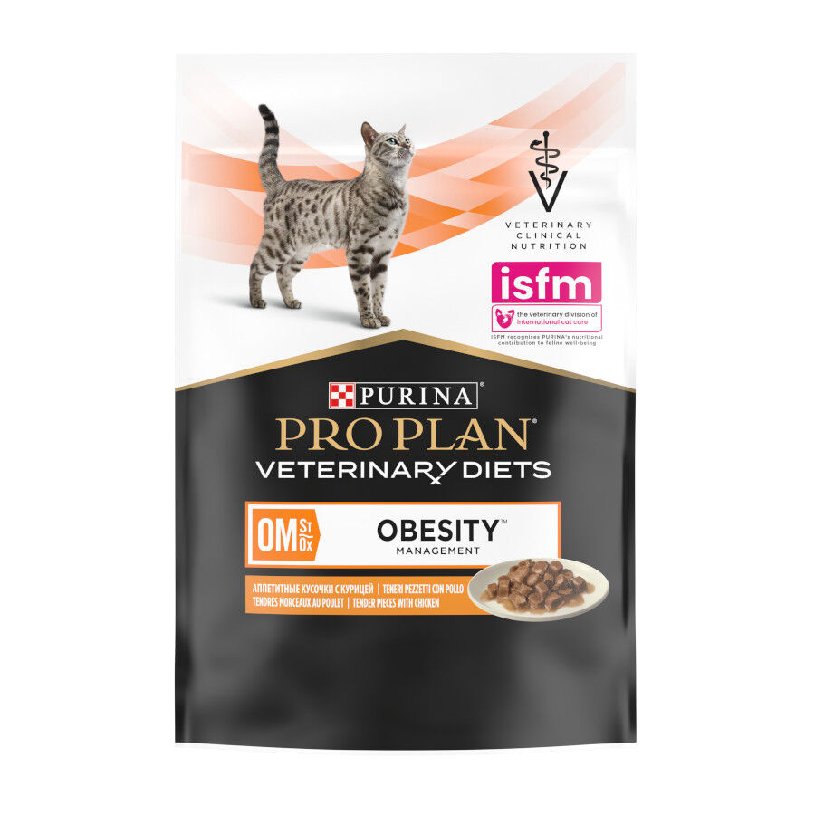 Pro Plan Veterinary Diets Obesity Pollo sobre para gatos thumbnail