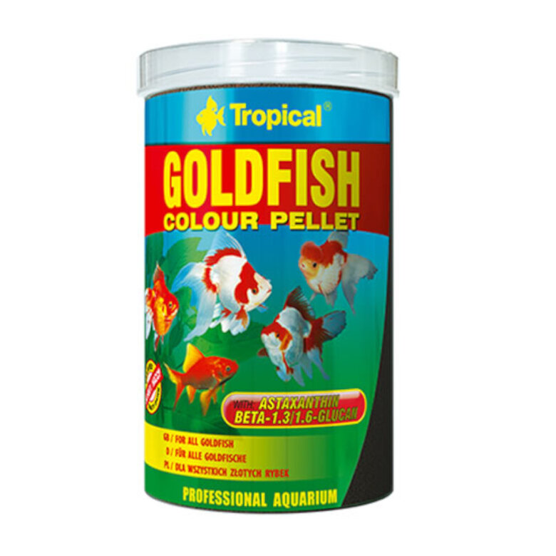 Tropical Goldfish Colour Pellet para peces dorados y carpas koi, , large image number null