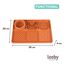 Leeby Alfombrilla de Lamer Naranja para perros y gatos, , large indicador imagen numero 4