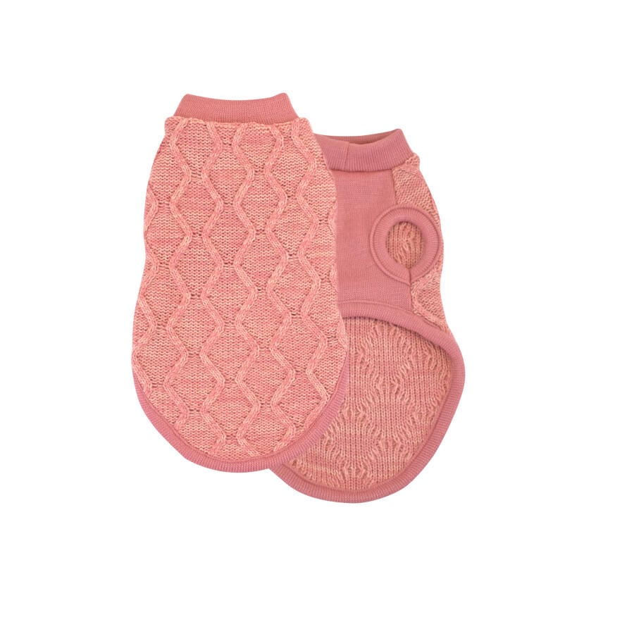 Outech Rombos Jersey de Punto Rosa para perros, , large Imagen numero 1