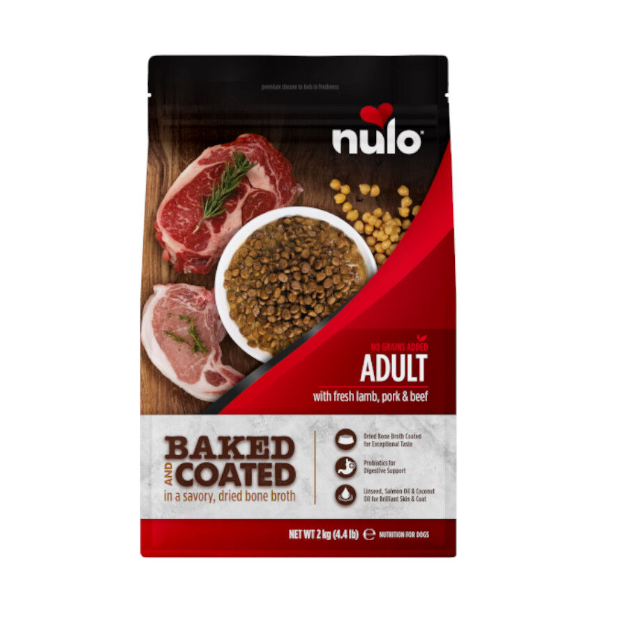 10 kg Nulo Baked Coated Cordero con Cerdo y Ternera Pienso para perros, , large Imagen numero 1