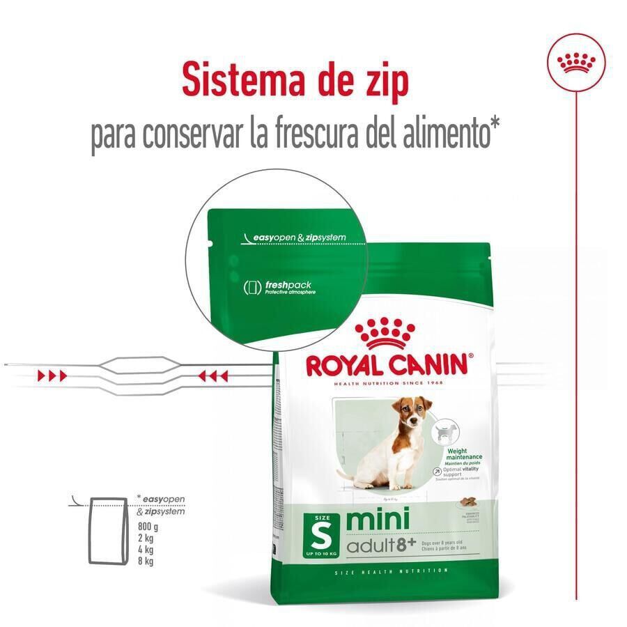 Royal Canin Mini 8+ Adult pienso para perros thumbnail