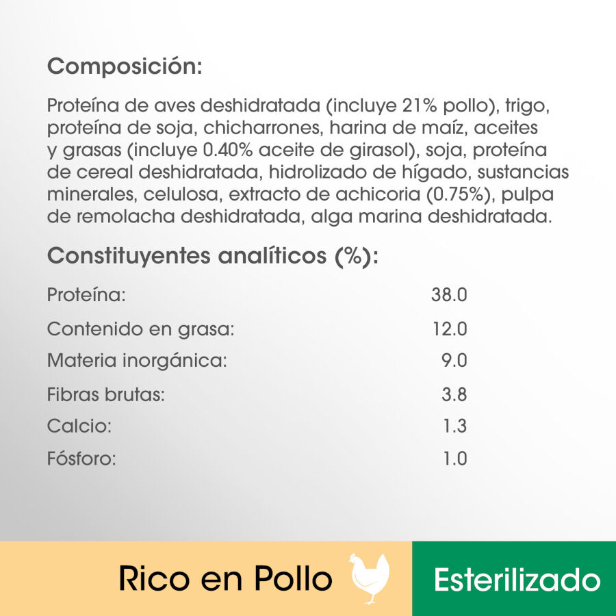 1.4 kg Perfect Fit Adult 1+ Esterilizado Pollo pienso para gatos, , large Imagen numero 4