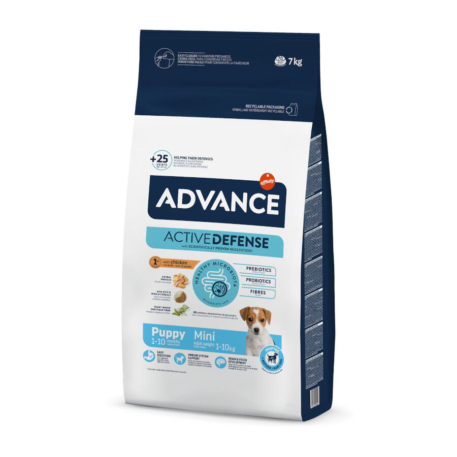 7 kg Advance Active Defense Mini Puppy pienso para perros, , large Imagen numero 1