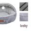 Leeby Cuna Gris y Blanco con Juguete para gatos, , large indicador imagen numero 3