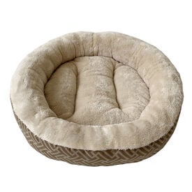Catshion Geometric Cama Marrón para gatos