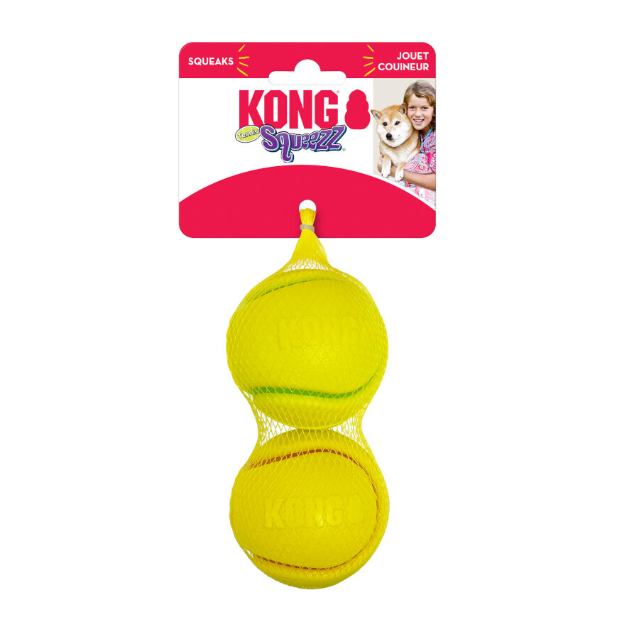 Kong Squeezz Tennis pelota para perros