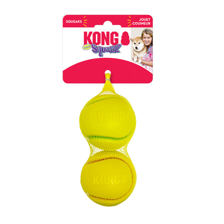 Kong Squeezz Tennis pelota para perros thumbnail