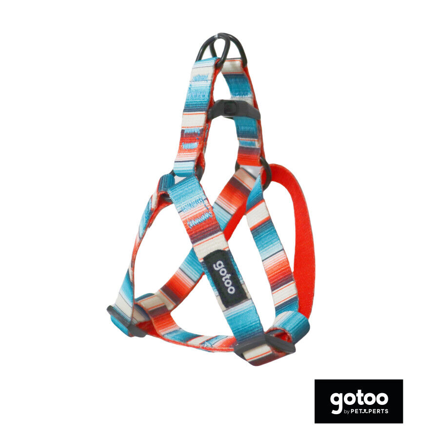 Gotoo Arn&eacute;s estampado de rayas multicolor para perros, , large Imagen numero 2
