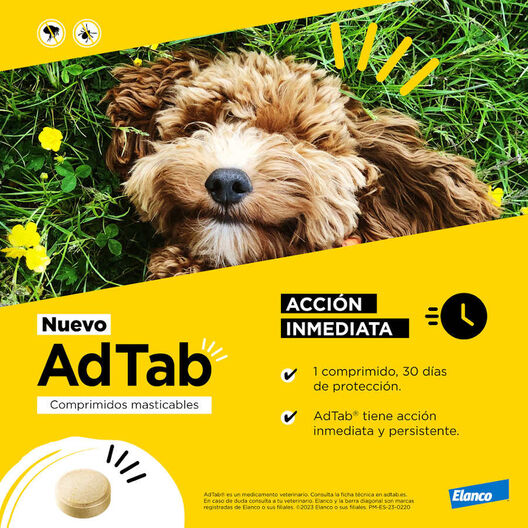 AdTab Comprimido Antiparasitario para perros, , large image number null