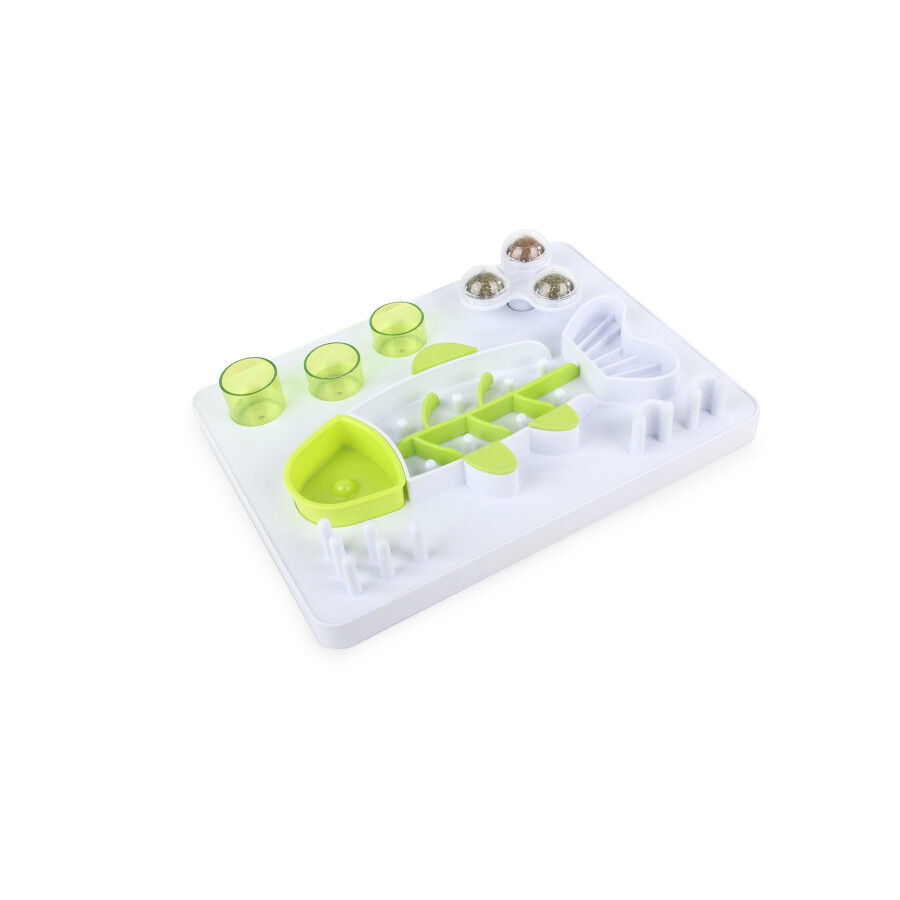 All For Paws Interactives Juguete Puzzle Pescado para gatos, , large Imagen numero 3