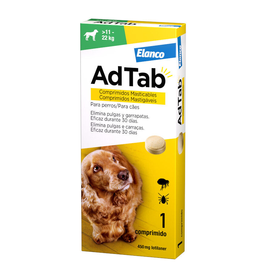 AdTab Comprimidos Masticables Antiparasitarios para perros