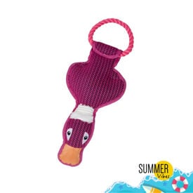 Summer Vibes Cuerda Duck Mordedor con Cuerda para perros