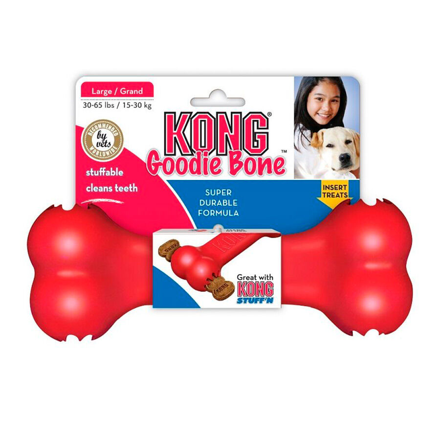 Kong Goodie Bone Hueso portagolosinas para perros Kiwoko