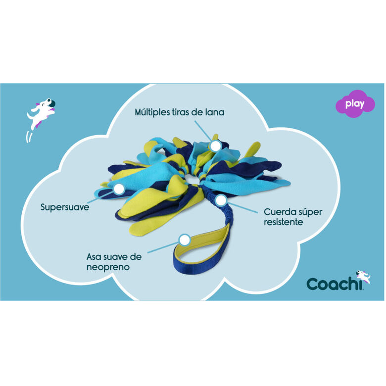 Coachi Tuggi Spider juguete con flecos para perros thumbnail