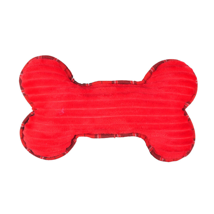 Flamingo Navidad Muñeco de Nieve y Hueso de peluche para perros thumbnail