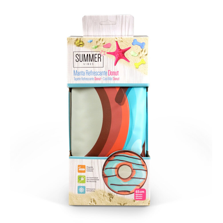 Summer Vibes Donut Manta refrescante para mascotas,  Imagen numero 2 Summer Vibes Donut Manta refrescante para mascotas, , large Imagen numero 2