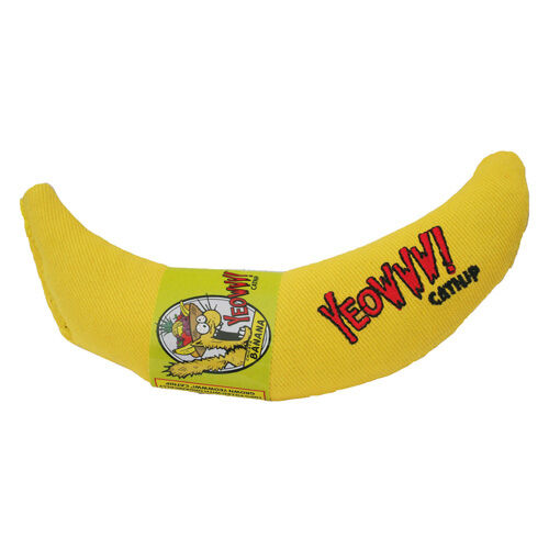 Ducky World Banana Yeowww! juguete para gatos Imagen numero 1