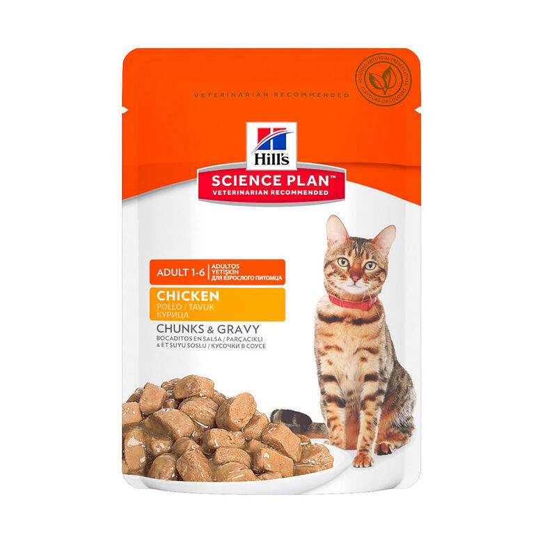 Hill&#039;s Science Plan Adult Pollo sobre para gatos thumbnail