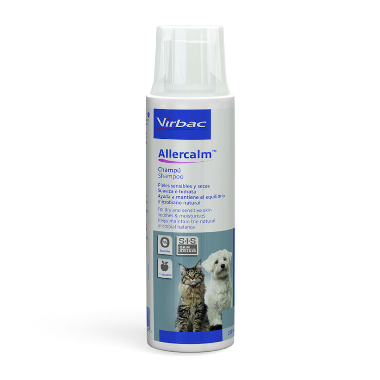 Virbac Allercalm Champú para pieles sensibles y secas en perros y gatos,  Imagen numero 1 Virbac Allercalm Champú para pieles sensibles y secas en perros y gatos, , large Imagen numero 1