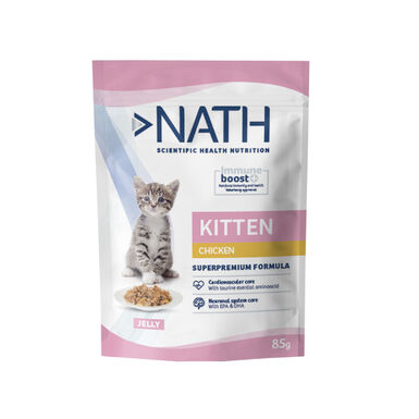 Nath Kitten Pollo en Gelatina sobre para gatitos