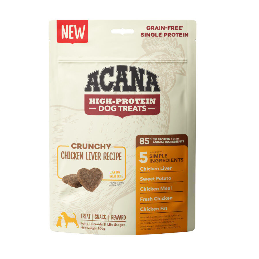 100 g Acana High Protein Pollo galletas para perros, , large Imagen numero 1