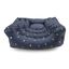 Leeby Cuna Desenfundable Azul con Puntos para perros, , large indicador imagen numero 1