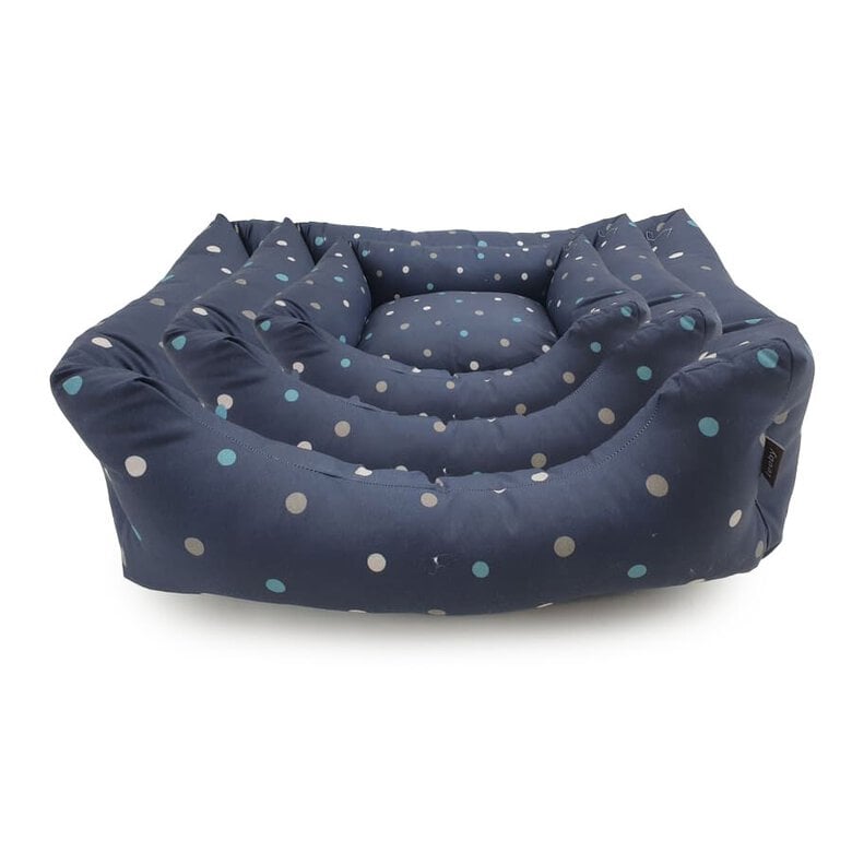 Leeby Cuna Desenfundable Azul con Puntos para perros,  Imagen numero 1 Leeby Cuna Desenfundable Azul con Puntos para perros, , large Imagen numero 1