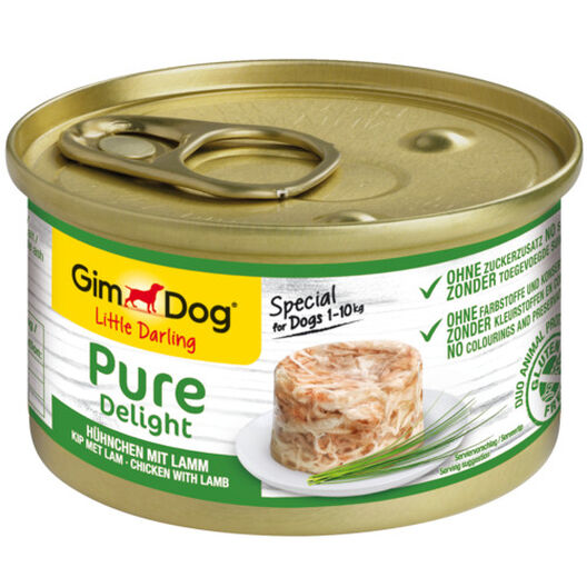GimDog Pure Delight pollo y cordero lata para perros, , large image number null