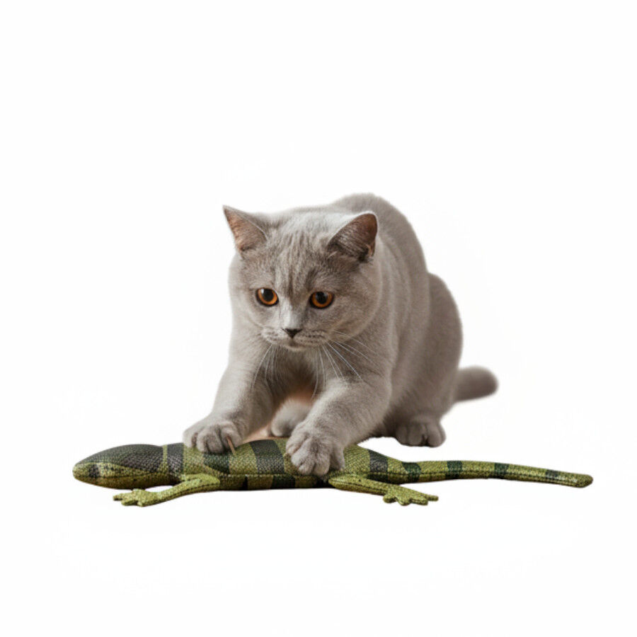 Playology Juguete Lagarto Realista para gatos, , large Imagen numero 4