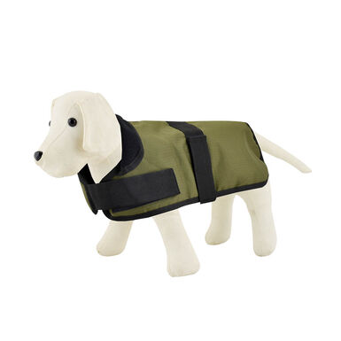 Outech Abrigo verde de lana para perros