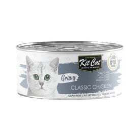 Kit Cat Classic Pollo Lata Salsa para gatos