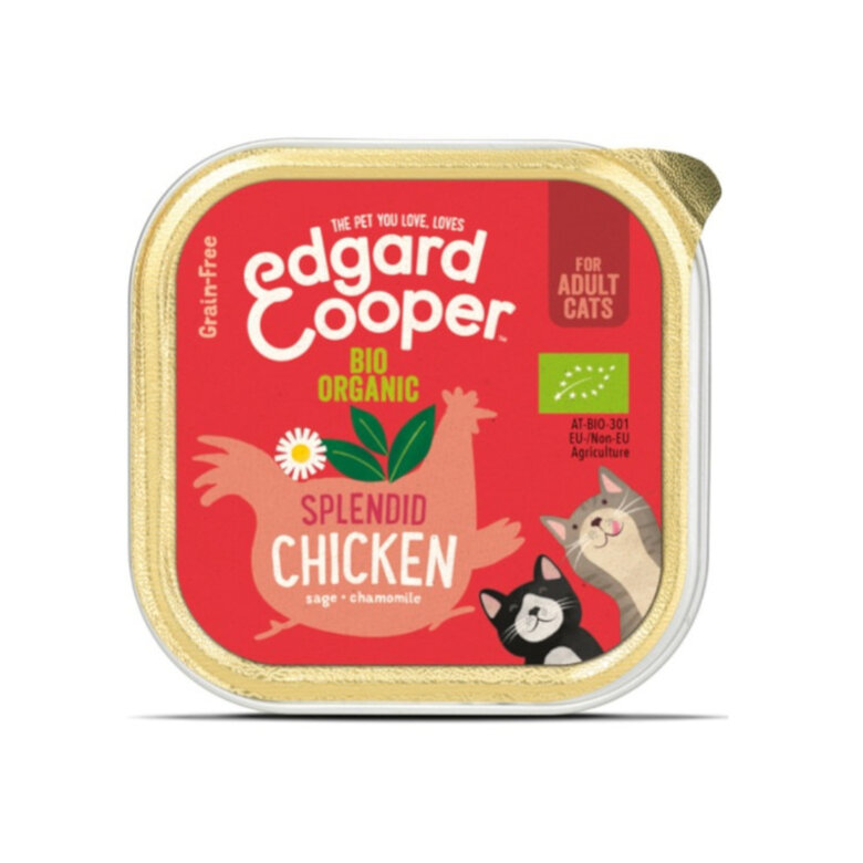Edgard & Cooper Grain Free Pollo tarrina para gatos, , large image number null