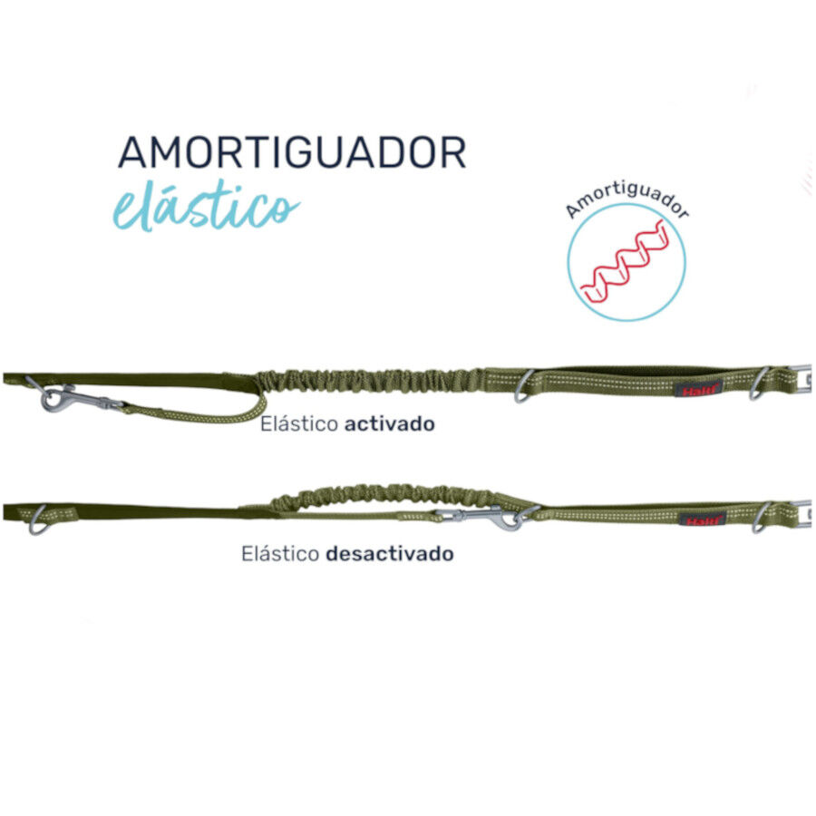 Halti correa multifuncional verde para perros, , large Imagen numero 2