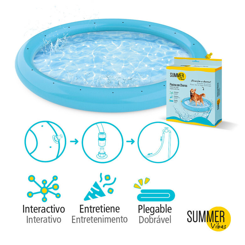 Summer Vibes Piscina con chorros para perros,  Imagen numero 3 Summer Vibes Piscina con chorros para perros, , large Imagen numero 3