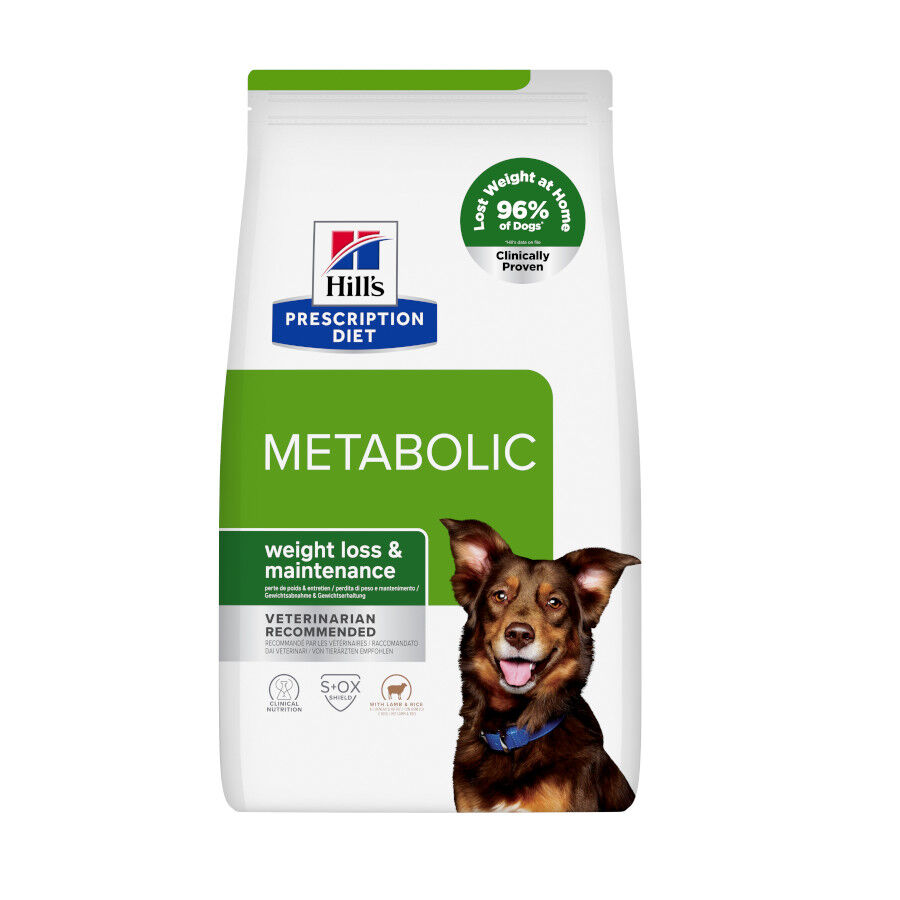12 kg Hill's Prescription Diet Metabolic cordero y arroz pienso para perros, , large Imagen numero 1