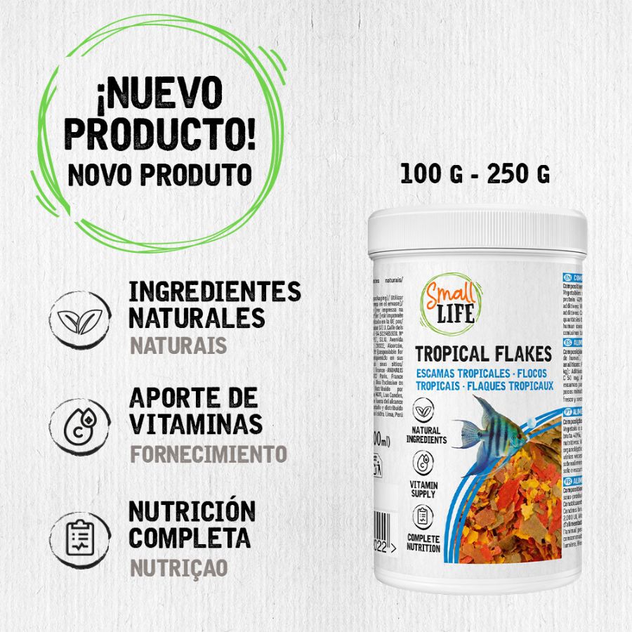 250 ml Small Life Escama Tropical Alimento para peces, , large Imagen numero 4